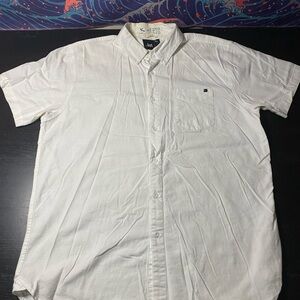 Lost White Casual Button Down Shirt